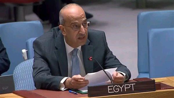 مندوب مصر بمجلس الأمن: الوضع في غزة وصل إلى حد المجاعة 