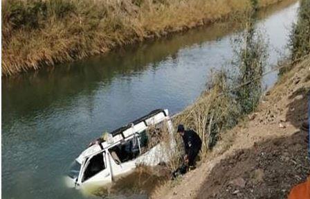 إصابة 10 أطفال بحادث انقلاب سيارة حضانة بترعة في البحيرة