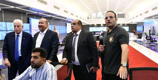 جولة محافظ جنوب سيناء والسفير هشام بدر في مبنى الرصد الأمني الموحد بشرم الشيخ 