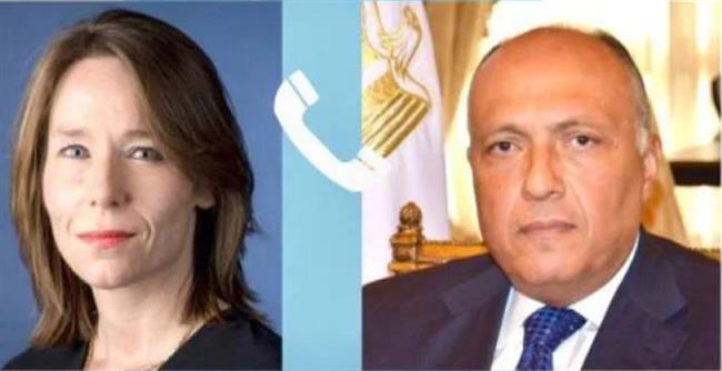 وزير الخارجية يؤكد لنظيرته الهولندية رفض مصر القاطع لسياسات تهجير الفلسطينيين