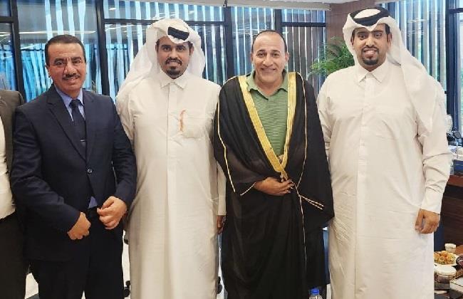 وفد قطري يلتقي رئيس اتحاد القبائل والعائلات لبحث سبل التعاون المشترك