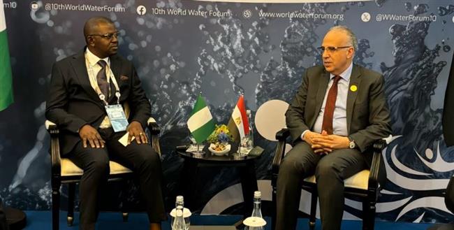 ‫وزير الرى يلتقى نظيره النيجيرى فى المنتدى العالمى العاشر للمياه بأندونيسيا