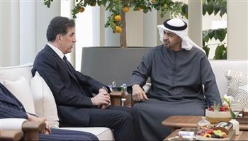 رئيسا الإمارات وإقليم كردستان العراق يبحثان تنمية التعاون الثنائي