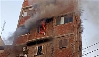   إخماد حريق داخل شقة سكنية فى إمبابة دون إصابات