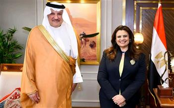 سها الجندي تستقبل السفير السعودي بالقاهرة لبحث ملفات التعاون المشترك