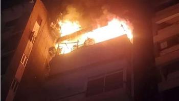   السيطرة علي حريق نشب بشقة سكنية بالوراق