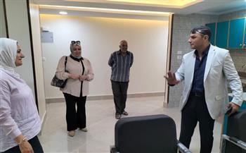 وكيل تموين الإسكندرية يتفقد أعمال تطوير الخدمات الحكومية