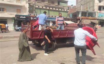 رفع 357 حالة إشغال طريق مخالف خلال حملات مكبرة بالبحيرة