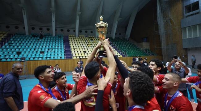 شباب طائرة الأهلي يتوج بلقب كأس مصر على حساب بتروجت