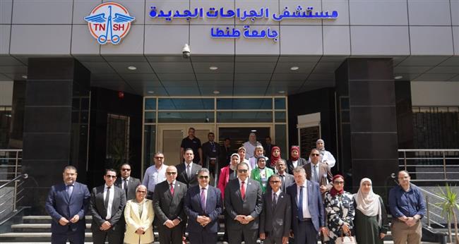 وفد هيئة الاعتماد والرقابة الصحية يتفقد مستشفيات جامعة طنطا 