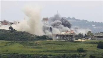غارة إسرائيلية تستهدف بلدة عيترون في الجنوب اللبناني
