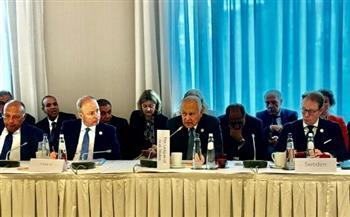 أبو الغيط للوزراء الأوروبيين: عقد مؤتمر دولي ضروري لتنفيذ حل الدولتين 