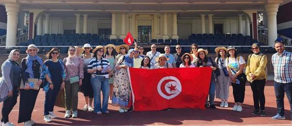 الإقليمية للسياحة تنظم جولة لطلاب جامعة تونسية بمعالم الإسكندرية