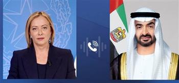   رئيس الإمارات يبحث هاتفيًا مع رئيسة وزراء إيطاليا تعزيز التعاون المشترك