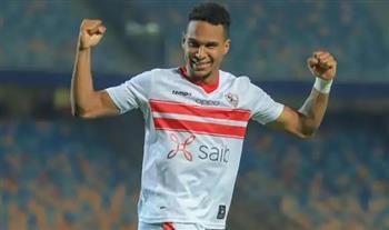 سيف الدين الجزيري مهاجم الزمالك يحصد جائزة أفضل لاعب في مباراة الاتحاد السكندري