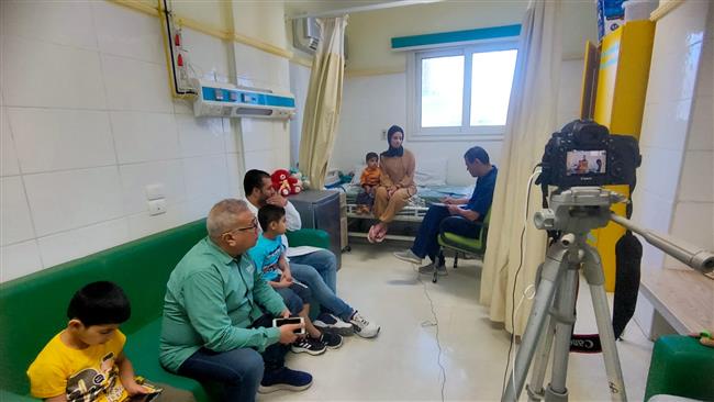 "البعثة المشتركة" تواصل جولاتها لتفقد الجرحى الفلسطينيين في مستشفيات محافظة دمياط