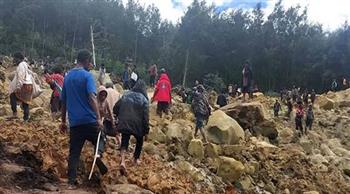  إجلاء 7900 شخص في بابوا غينيا الجديدة جراء الانهيارات الأرضية