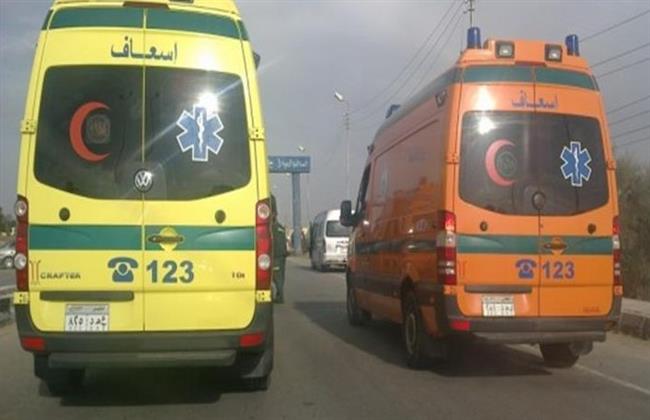 مصرع شخصين فى حادث انقلاب سيارة ملاكى على الطريق الصحراوى بالمنيا
