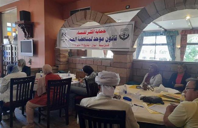 "قضايا المرأة" تنظم مائدة حوار لمناقشة قانون "مكافحة العنف " بأسوان