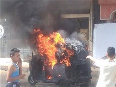 حبس السائق المتهم بإشعال النار في زميله لخلافات علي تحميل الركاب بالقليوبية