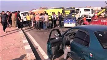 مصرع شخص في حادث على طريق الفيوم بأكتوبر