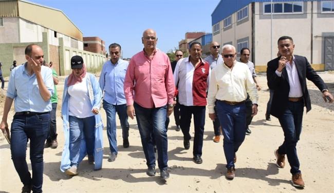 محافظ بورسعيد يوجه بسرعة انتهاء مجمع الصناعات الثالث قبل عيد الأضحى