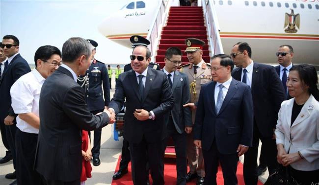 تفاصيل زيارة الرئيس السيسي للصين
