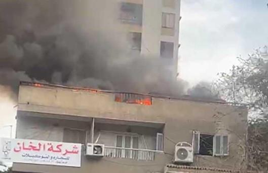 إخماد حريق داخل شقة سكنية فى المهندسين دون إصابات