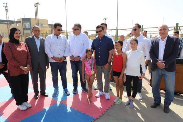 وزير الشباب والرياضة يتفقد منتدى شباب الطور