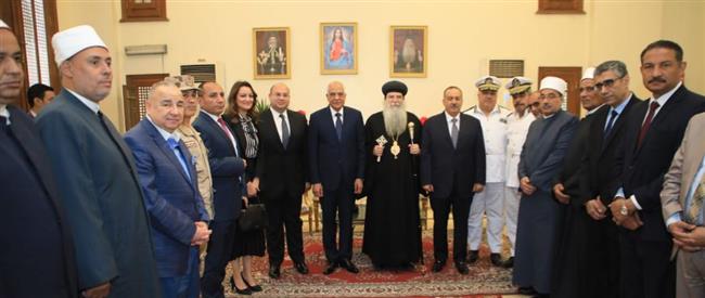 راشد يزور مطرانية شمال الجيزة لتقديم التهنئة بمناسبة عيد القيامة المجيد