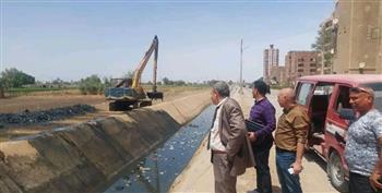 حملة مكبرة يقودها محافظ المنيا لتطهير الترع والمجارى المائية 