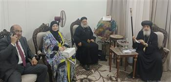 حزب المؤتمر بـ "فاقوس" يشارك الأقباط احتفالات عيد القيامة