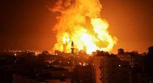   غارة جوية إسرائيلية تستهدف بلدة بيت حانون شمالى قطاع غزة
