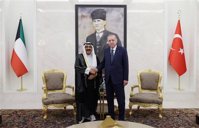 أمير الكويت والرئيس التركي يؤكدان ضرورة الوقف الفوري لإطلاق النار في غزة وحماية المدنيين
