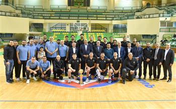   تكريم  أبطال فريق كرة السلة بنادي الاتحاد السكندري بمناسبة فوزهم بكأس مصر