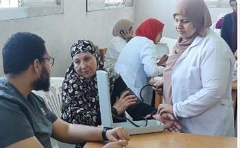 جامعة بنها تنظم قافلة طبية بقرية مشتهر بطوخ