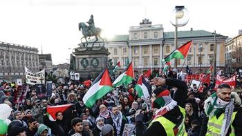   السويد.. مظاهرات حاشدة احتجاجا على مشاركة إسرائيل في مسابقة "يوروفيجن"