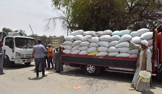 مديرية التموين: توريد ألفين و937 طن قمح في الأقصر اليوم