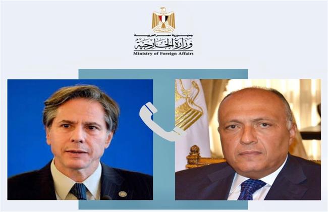 "شكري" و"بلينكن" يبحثان هاتفيًا مقترح الرئيس الأمريكي حول وقف إطلاق النار في غزة