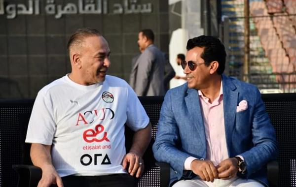 وزير الرياضة يزور تمرين منتخب مصر.. ويوجه رسالة للاعبين