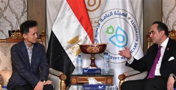 السبكي يبحث مع "سامسونج" التعاون في مجالات تجهيزات المنشآت الصحية والمستشفيات الافتراضية