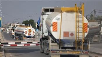   الاحتلال يمنع شاحنات الوقود من الدخول عبر معبر كرم أبو سالم 