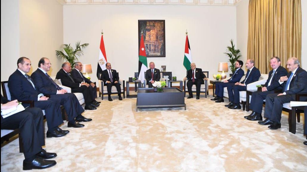 قمة ثلاثية بين الرئيس السيسى والعاهل الأردنى وأبو مازن