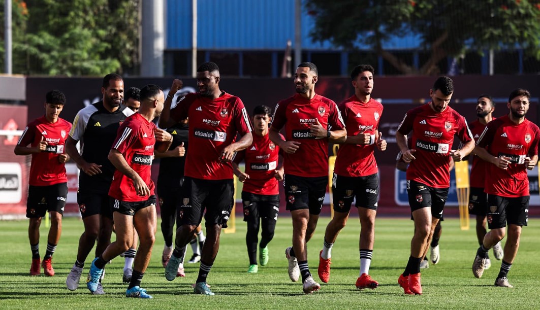 الدوري المصري .. الأهلي يواصل استعداداته لمواجهة فاركو