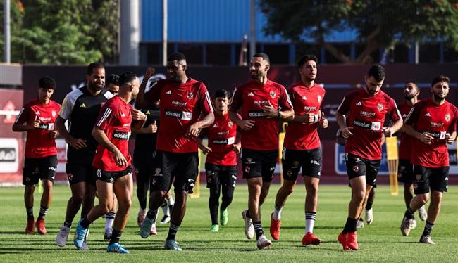 الدوري المصري .. الأهلي يواصل استعداداته لمواجهة فاركو