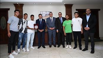 وزير الرياضة يكرم الفائزين بدوري منتخبات مراكز الشباب للثقافة الرياضية
