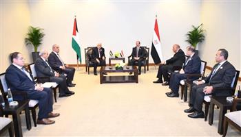 الرئيس الفلسطيني يثمن جهود القيادة المصرية في الحفاظ على القضية الفلسطينية ومنع تصفيتها