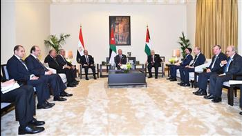   قمة ثلاثية بين الرئيس السيسى والعاهل الأردنى وأبو مازن