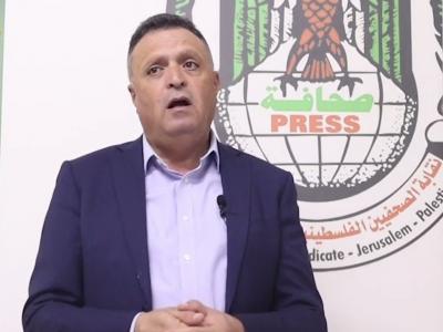 ناصر أبو بكر: 20 % من صحفيي فلسطين استشهدوا وأصيبوا فى حرب غزة