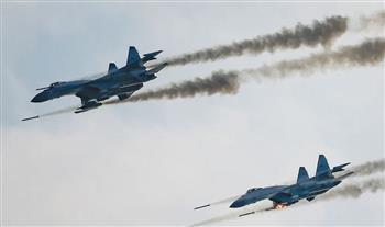 القوات الجوية الروسية تستهدف مواقع عسكرية أوكرانية